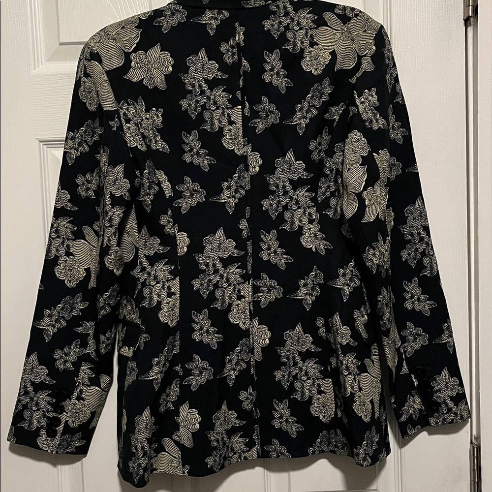 Ulla Johnson Amandine Blazer in Minuit Navy Floral Size Small - Picture 8 of 10